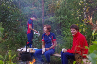 Jukkis, Marjut ja Eero Peurarastien päättäjäiset Rasti 2011