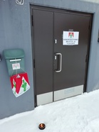 Ja taas kuukauden viimeisenä perjantaina, 24.2., päivystettiin 88:lla. Info-Minna myös paikalla.