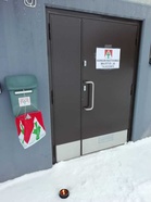 Ja taas kuukauden viimeisenä perjantaina, 24.2., päivystettiin 88:lla. Info-Minna myös paikalla.