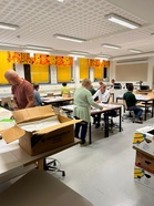 Kartanpussitusta 8-20. Hyvä aktiivinen porukka lauteilla. Ja valmista tuli. Hyvä me!